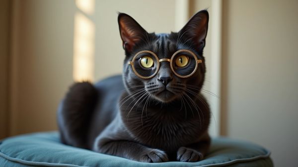 Ajoutez du style à votre chat avec des lunettes originales
