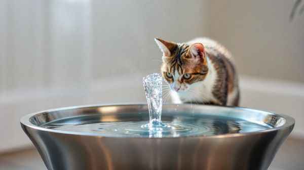 Les meilleures fontaines à eau automatique pour votre chat
